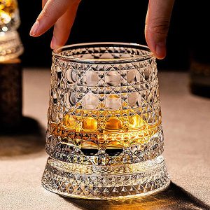 Draaiend kristallen whiskyglas | GLASORA